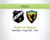 Pronóstico Kalju Vaprus (10 agosto 2025)