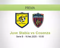 Pronóstico Juve Stabia Cosenza (16 febrero 2025)