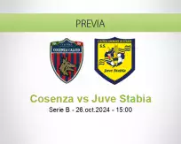 Pronóstico Cosenza Juve Stabia (26 octubre 2024)