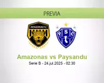 Pronóstico Amazonas Paysandu (24 julio 2025)