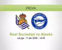 Pronóstico Real Sociedad Alavés (11 abril 2026)