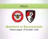 Pronóstico Brentford Bournemouth (27 diciembre 2025)