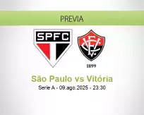 Pronóstico São Paulo Vitória (09 agosto 2025)