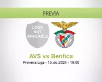 Pronóstico AVS Benfica (15 diciembre 2024)