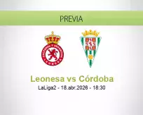 Pronóstico Leonesa Córdoba (18 abril 2026)