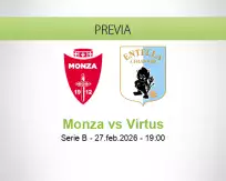 Pronóstico Monza Virtus (27 febrero 2026)