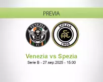 Pronóstico Venezia Spezia (27 septiembre 2025)