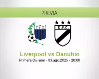 Pronóstico Liverpool Danubio (03 agosto 2025)