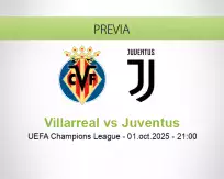 Pronóstico Villarreal Juventus (01 octubre 2025)