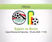 Egipto vs Benin