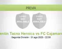 Pronóstico Bentín Tacna Heroica FC Cajamarca (31 agosto 2025)