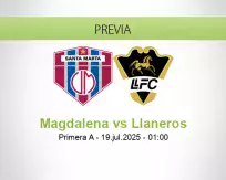 Pronóstico Magdalena Llaneros (18 julio 2025)