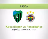 Kocaelispor vs Fenerbahçe