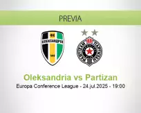 Pronóstico Oleksandria Partizan (24 julio 2025)