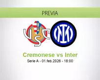 Cremonese vs Inter