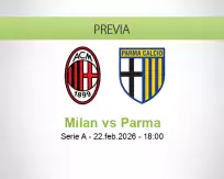Milan vs Parma