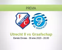 Utrecht II vs Graafschap