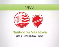 Pronóstico Náutico Vila Nova (19 agosto 2022)