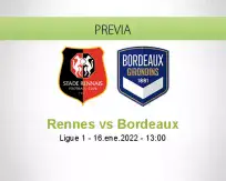 Pronóstico Rennes Bordeaux (16 enero 2022)