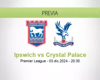 Pronóstico Ipswich Crystal Palace (03 diciembre 2024)