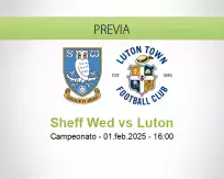 Pronóstico Sheff Wed Luton (01 febrero 2025)