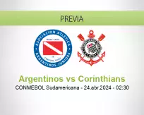 Pronóstico Argentinos Corinthians (23 abril 2024)