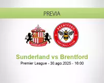 Pronóstico Sunderland Brentford (30 agosto 2025)