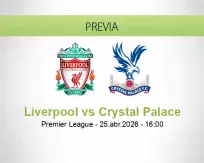 Liverpool vs Crystal Palace