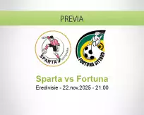 Pronóstico Sparta Fortuna (22 noviembre 2025)