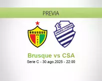 Pronóstico Brusque CSA (30 agosto 2025)