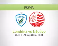 Pronóstico Londrina Náutico (10 agosto 2025)