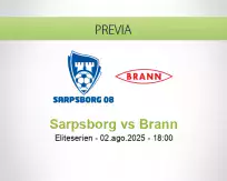 Pronóstico Sarpsborg Brann (02 agosto 2025)