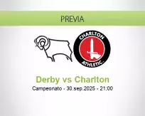 Pronóstico Derby Charlton (30 septiembre 2025)