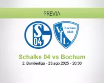 Pronóstico Schalke 04 Bochum (23 agosto 2025)
