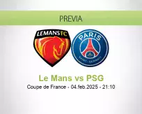 Pronóstico Le Mans PSG (04 febrero 2025)