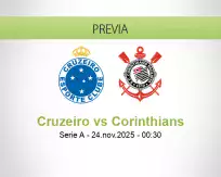 Pronóstico Cruzeiro Corinthians (23 noviembre 2025)
