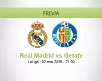 Real Madrid vs Getafe