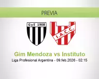 Gim Mendoza vs Instituto