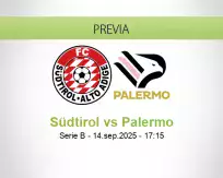 Pronóstico Südtirol Palermo (14 septiembre 2025)