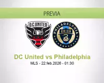 Pronóstico DC United Philadelphia (21 febrero 2026)