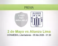 2 de Mayo vs Alianza Lima