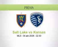 Pronóstico Salt Lake Kansas (04 abril 2026)