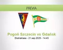 Pronóstico Pogoń Szczecin Gdańsk (21 septiembre 2025)