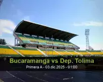 Bucaramanga vs Dep. Tolima