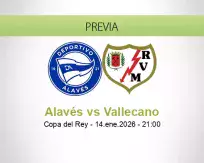 Pronóstico Alavés Vallecano (14 enero 2026)