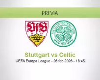 Pronóstico Stuttgart Celtic (26 febrero 2026)