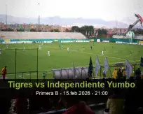 Pronóstico Tigres Independiente Yumbo (16 febrero 2026)