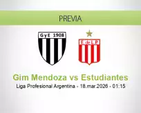 Gim Mendoza vs Estudiantes