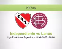 Independiente vs Lanús