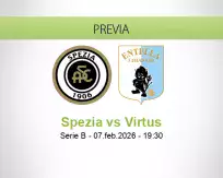 Pronóstico Spezia Virtus (07 febrero 2026)